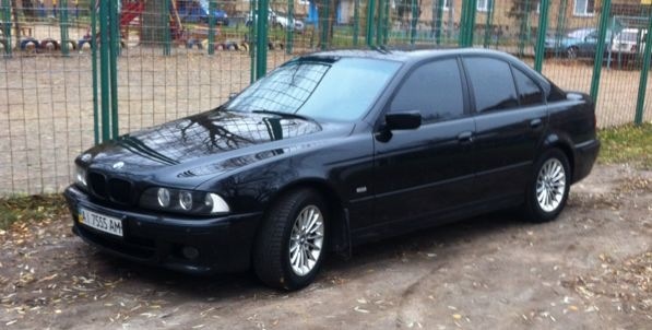 ДТП це початок тюнінгу (bmw e39 yellow headlights) 5