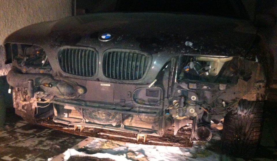 ДТП це початок тюнінгу (bmw e39 yellow headlights) 3
