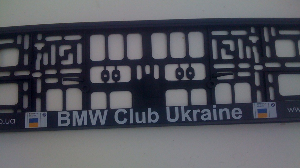 Комплект рамок BMW Club Ukraine 3