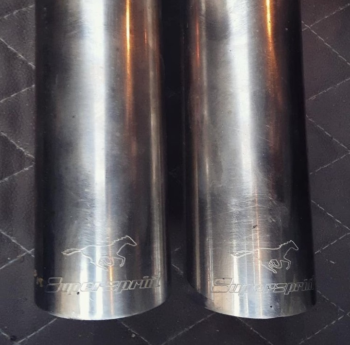 Вихлоп Custom + банку Supersprint + H-pipe 1