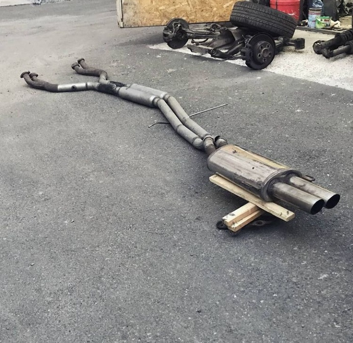 Вихлоп Custom + банку Supersprint + H-pipe 3