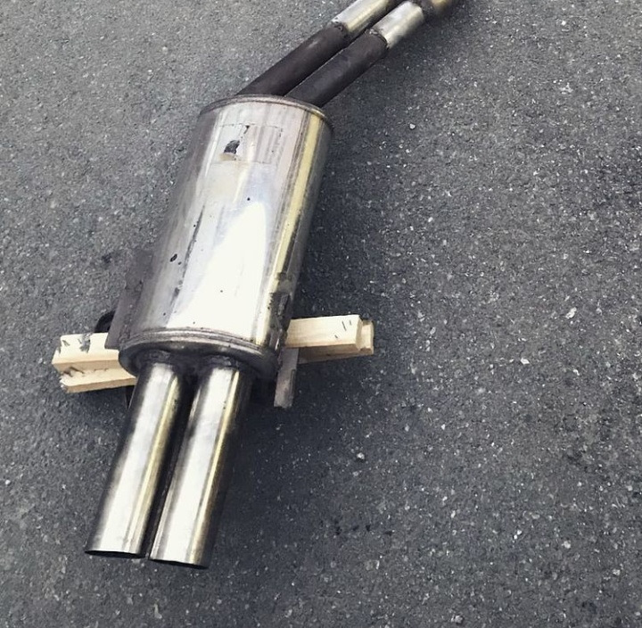 Вихлоп Custom + банку Supersprint + H-pipe 4