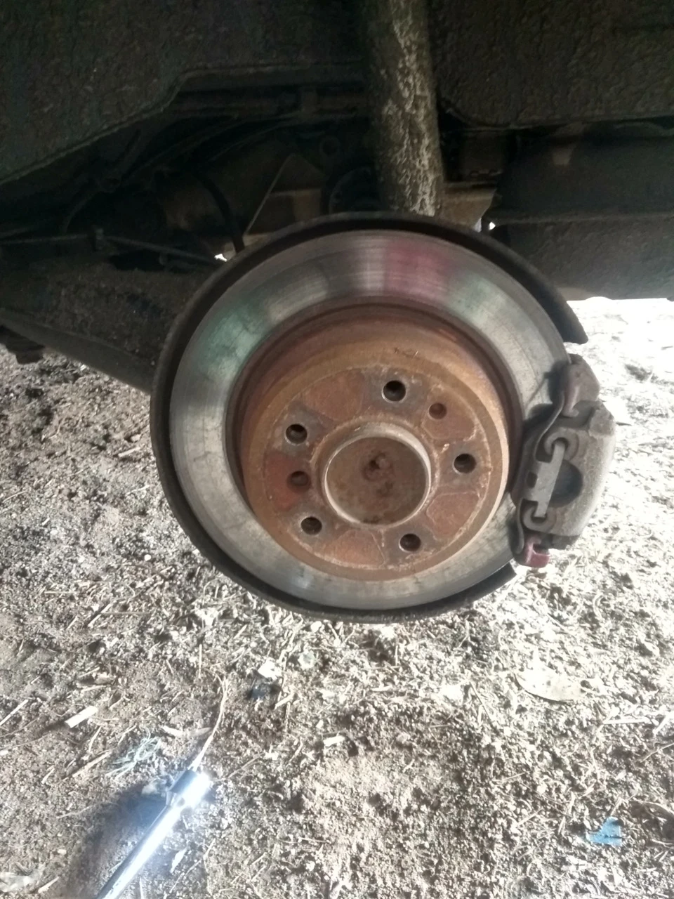 Регулювання ручника BMW e34