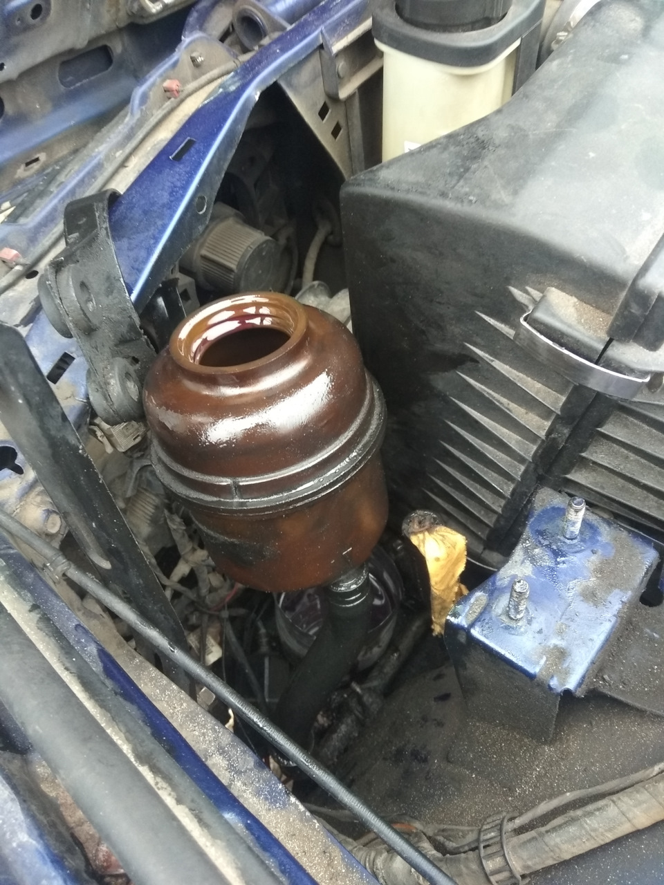 Тече ГУР BMW e34 3