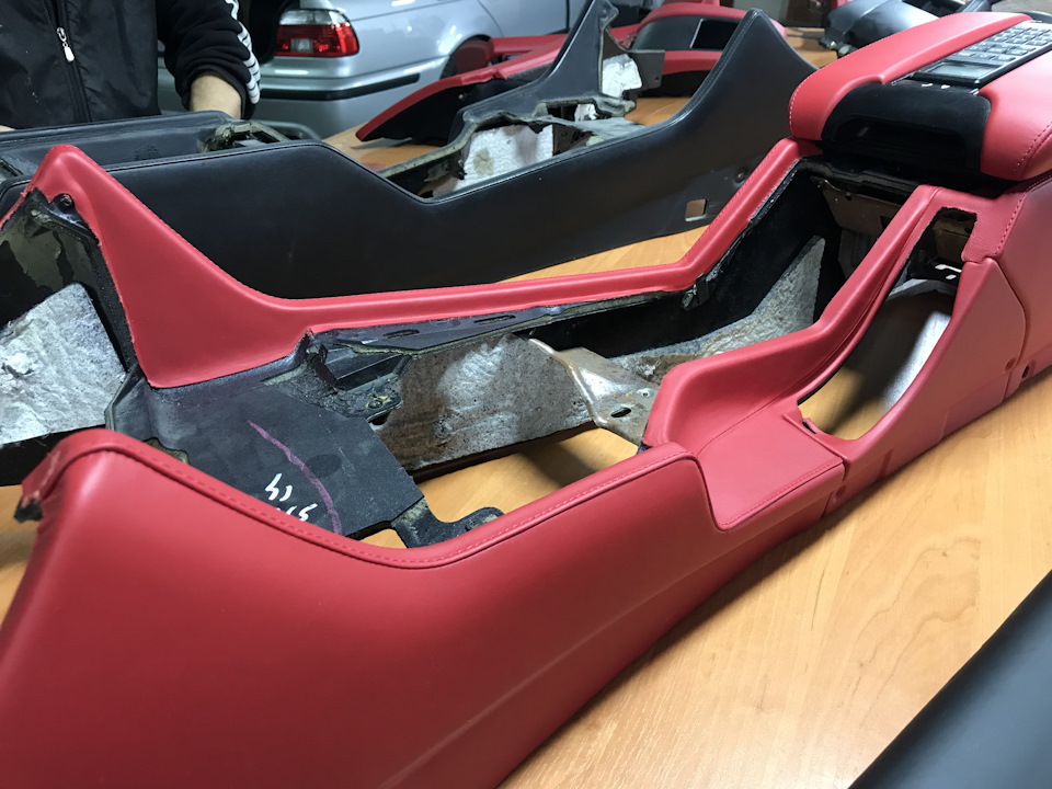Перетяжка салону e39 M5. Консоль та додаткові фішки ч.4 5