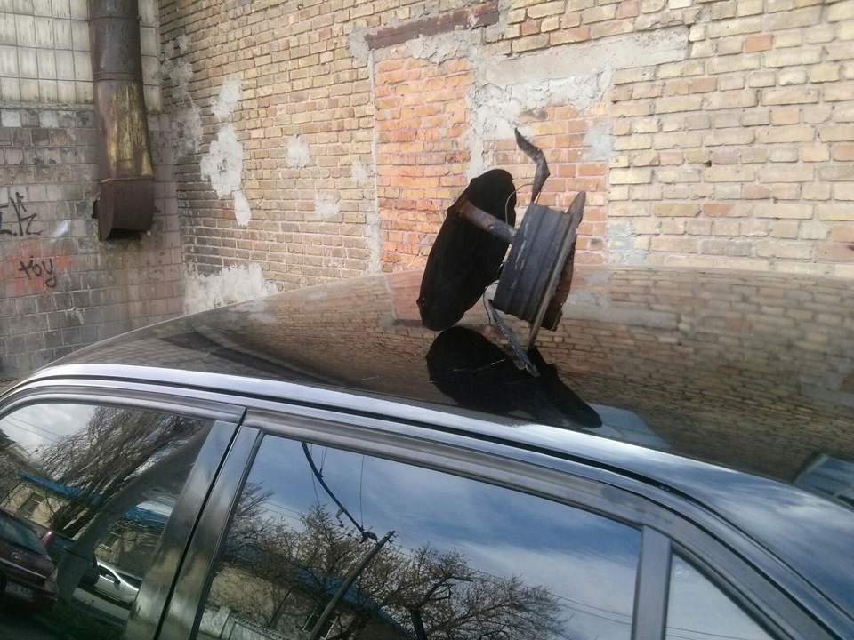 Подарунки природи падають на дах((((( 1