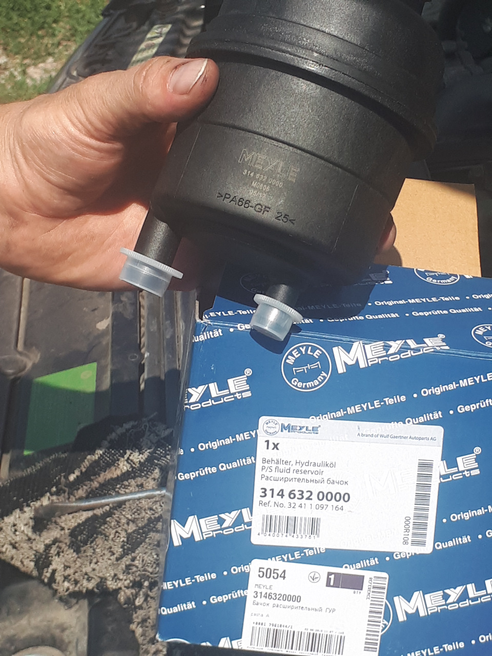 Заміна насоса ГУР на M54 2