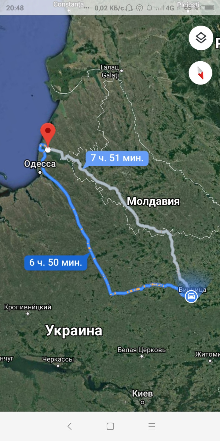 Поїздка Вінниця - Білгород Дністровський 1