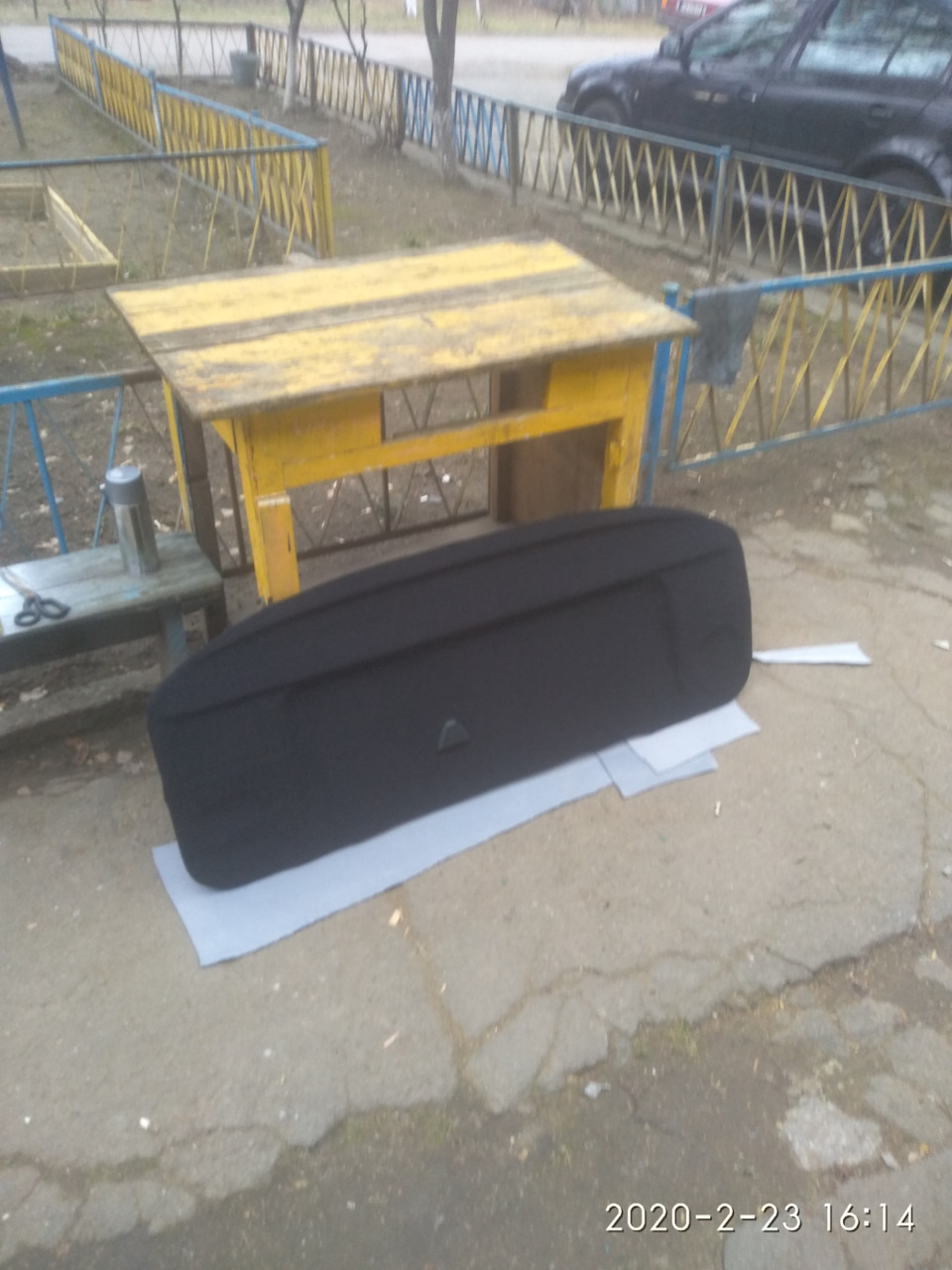 Ремонт задньої полиці е34 2