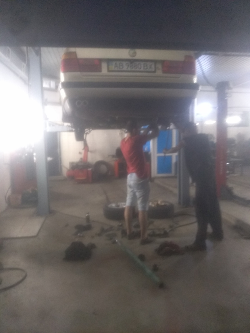 Заміна задніх підшипників на маточці е34 3