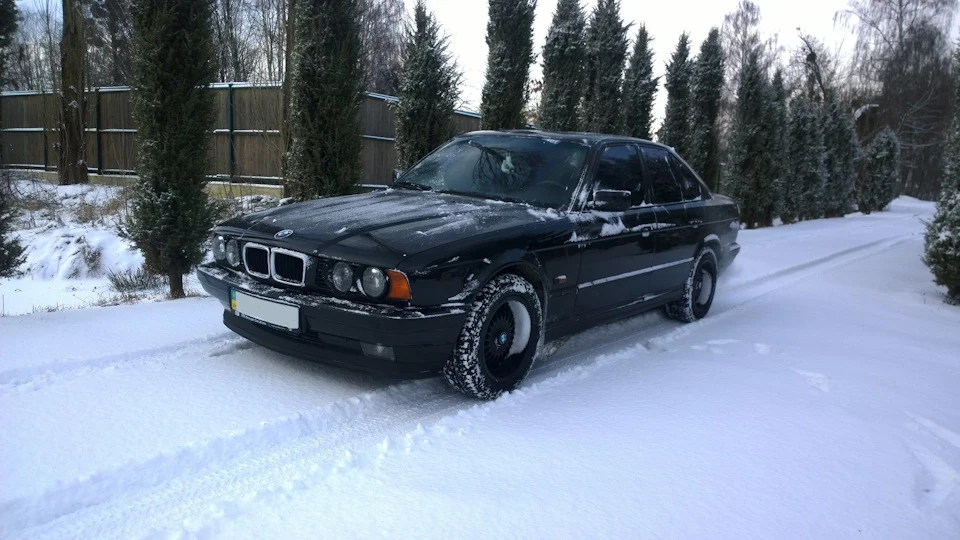 Snow & E34 … Небагато фото