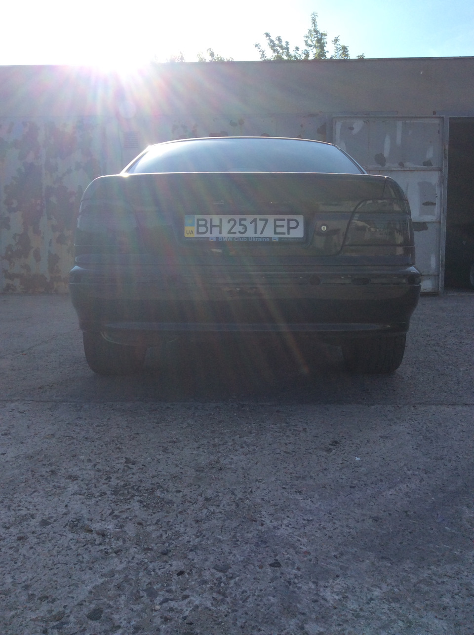 Новий глушник та накладка під глушник Alpina 1