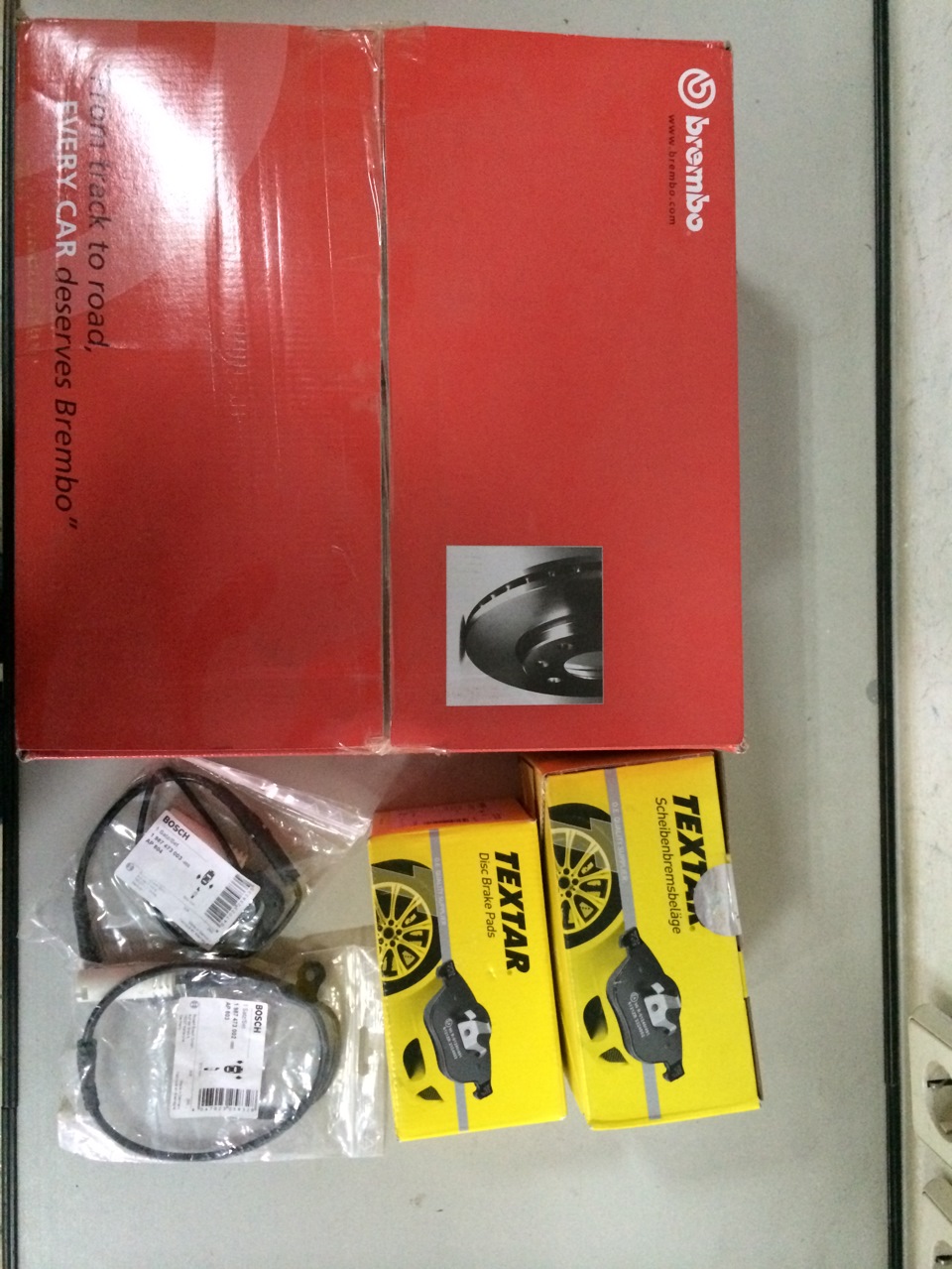 Купив гальмівні диски та колодки Brembo 2