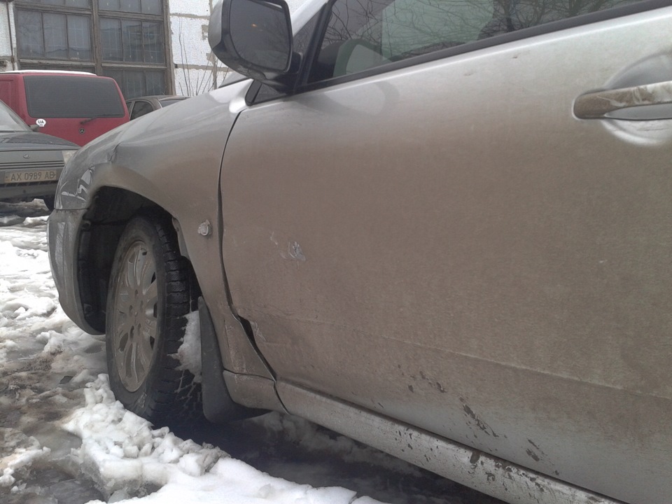 Аварія - BMW vs Mitsubishi 3