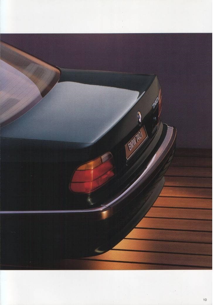 Оригінальна дилерська брошура BMW 7 Series e38 4