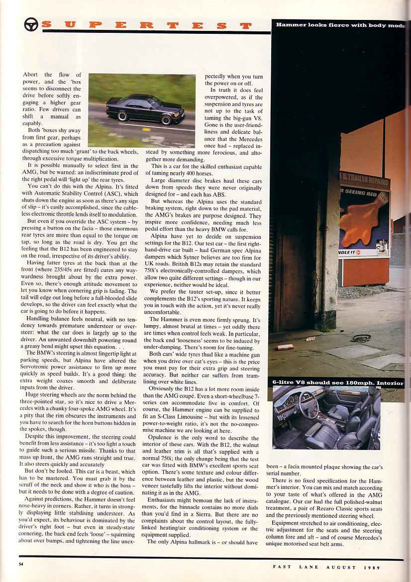 Alpina B12 позаду! 4