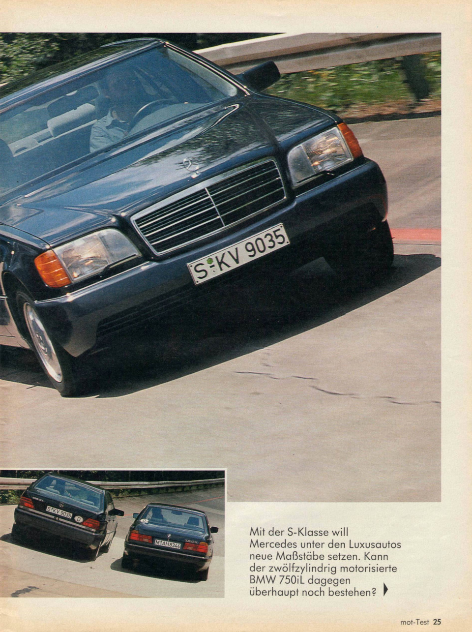 BMW 750iL Highline vs Mercedes W140 500SEL 3