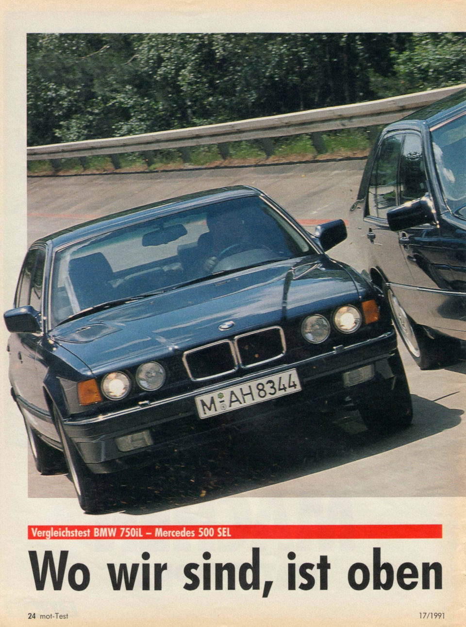 BMW 750iL Highline vs Mercedes W140 500SEL 2