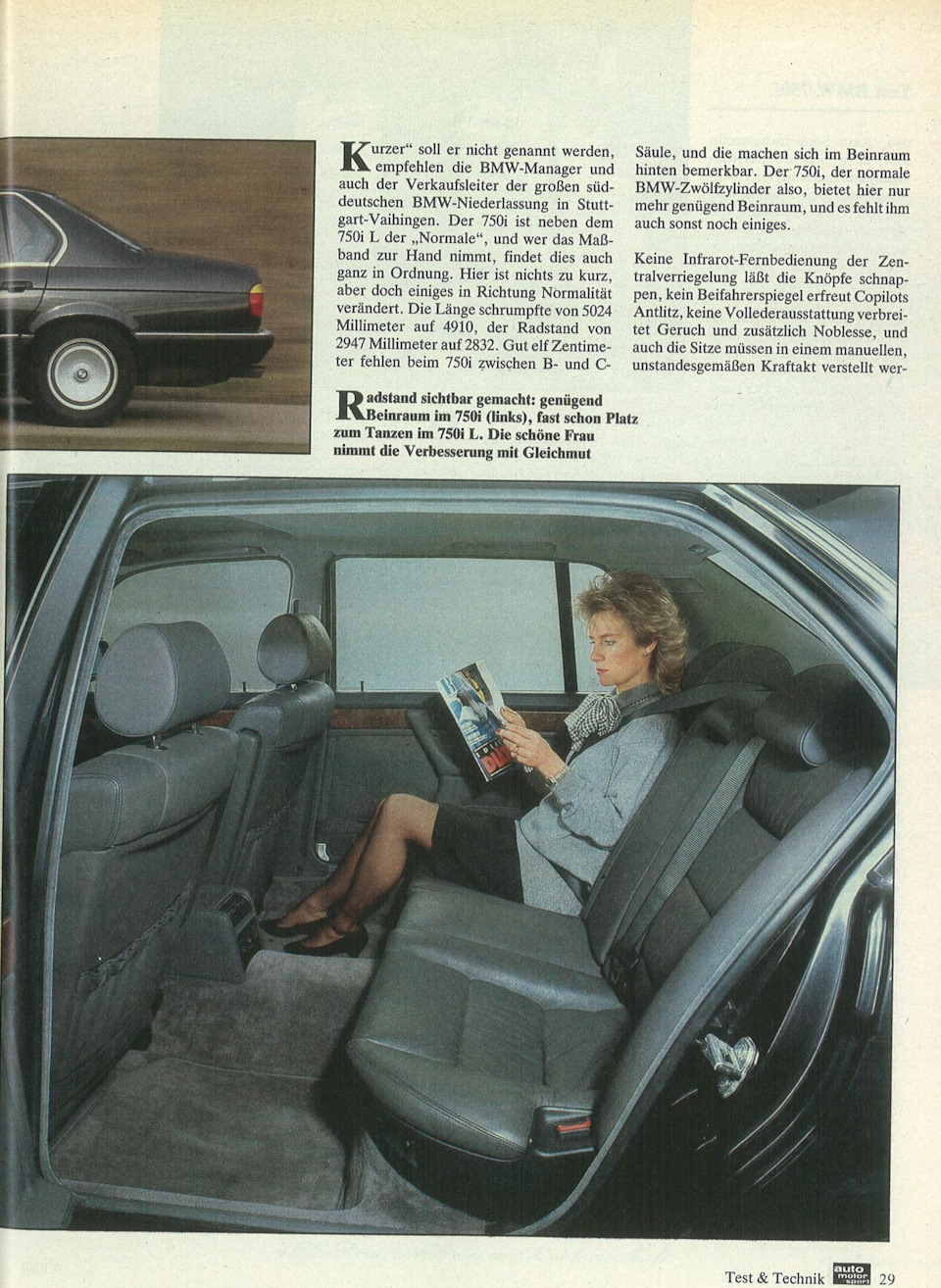 Тест BMW 750iL 1988 2