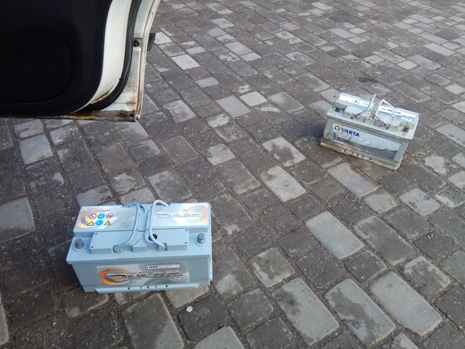 П'ємо кров далі - Заміна АКБ Solar 100Ah 850A 2