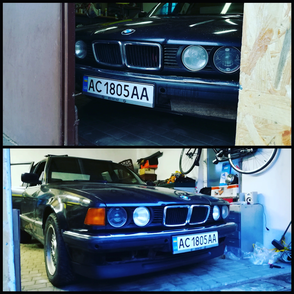 Губа від VW Golf 3 GTI/VR6 на BMW e32 3