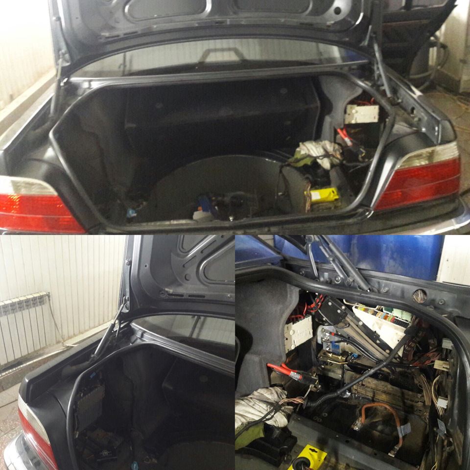 Гідрогагажник на BMW E38 4