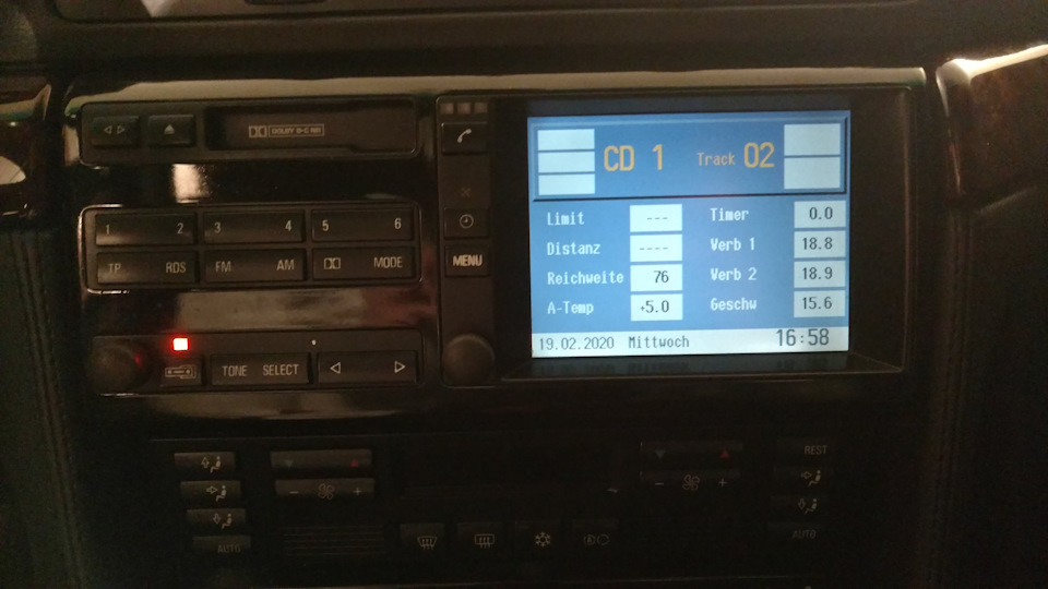 Чейнджер CD BMW e38 4