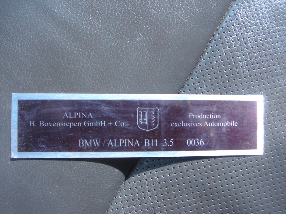 брат alpina b11 3.5 №0036 1