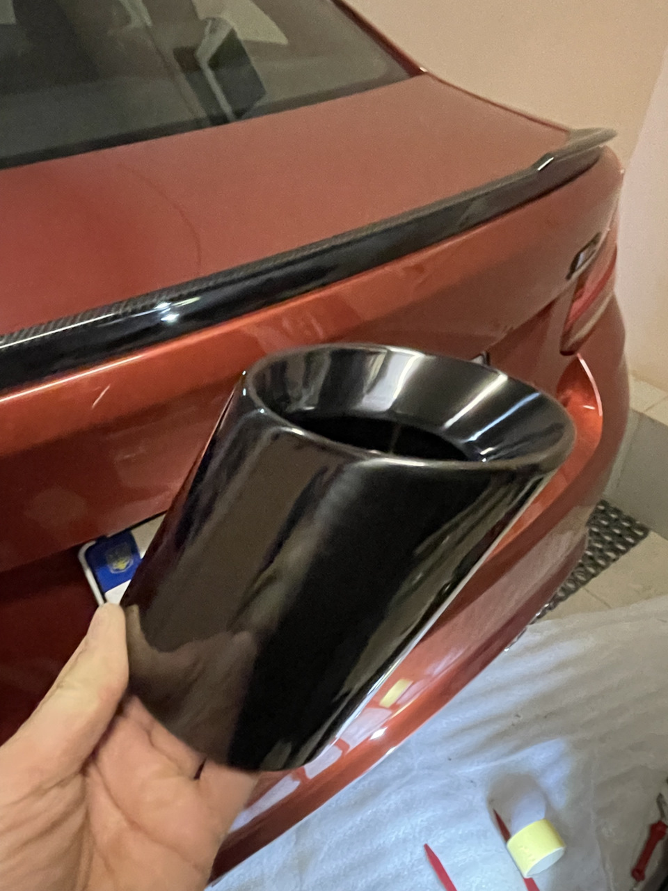 Прикладка BMW M Performance F87 M2 Carbon Rear Diffuser 5