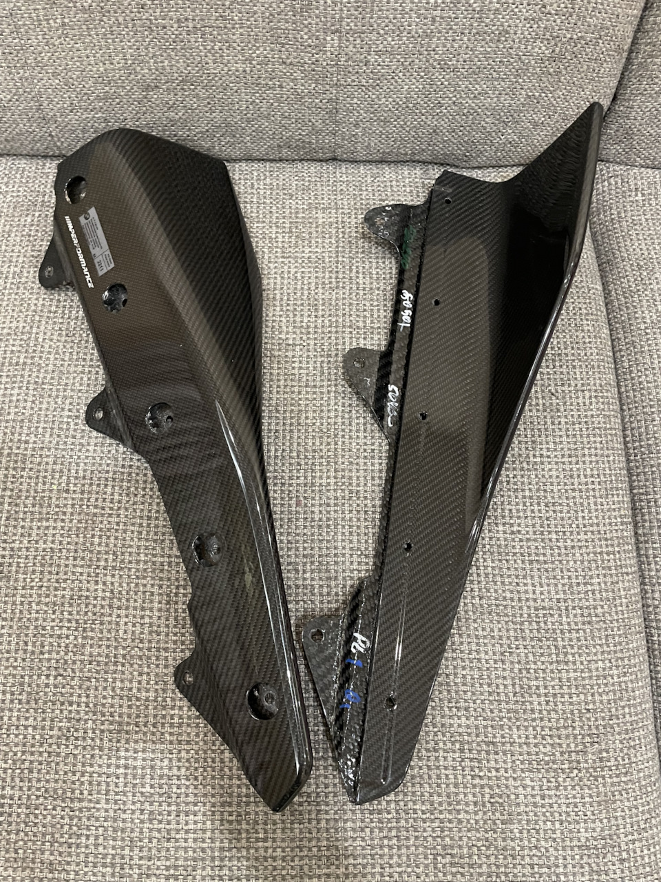Прикладка BMW M Performance F87 M2 Carbon Rear Winglet Set 1