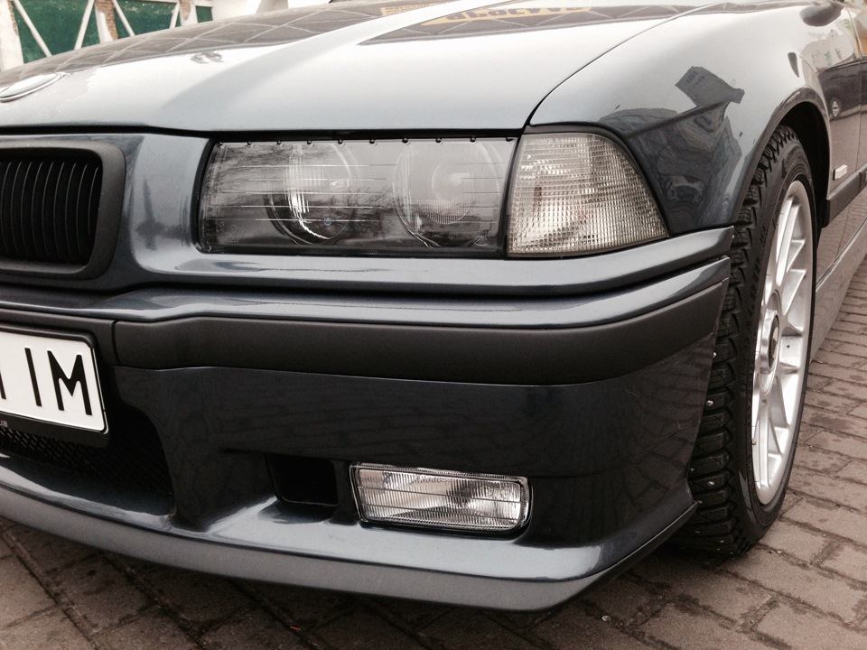 Поставив оптику на авто. Hella black. 5