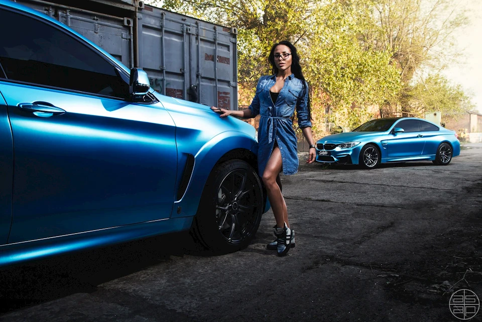 X6M50D & M4 Sky Blue Chrome Matte