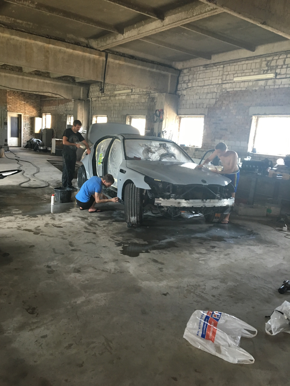 Body work #5 Paint in laguna seca blue 3