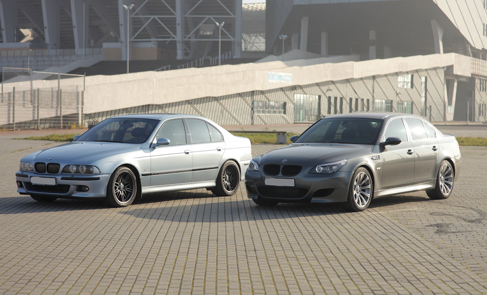 BMW E39 M5 vs E60 545i ///М 4