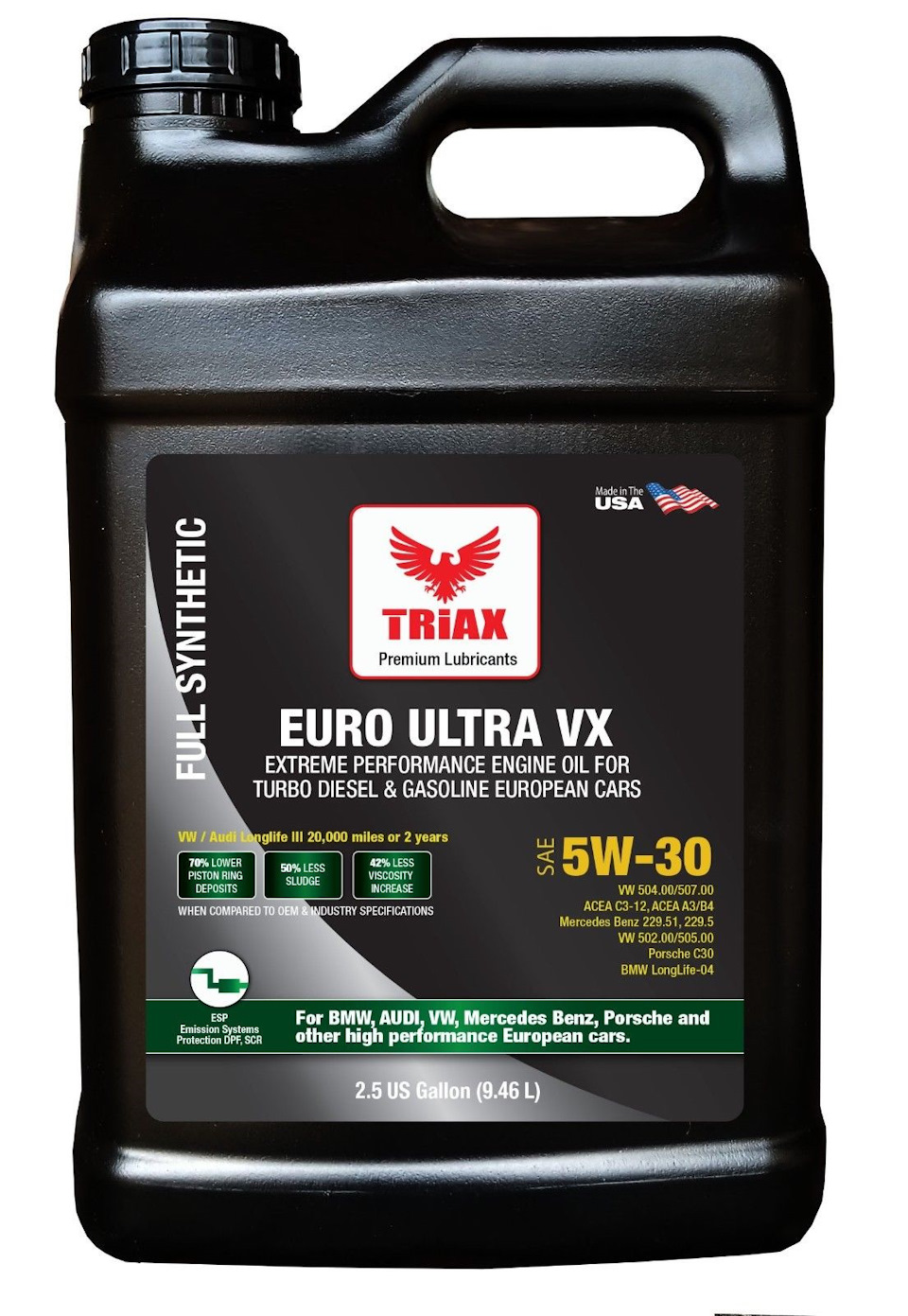мастило TRIAX-EURO-ULTRA-VX-5W-30-Longlife-III 1