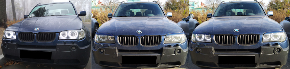 Вії BMW e83. Порівняння варіантів 1