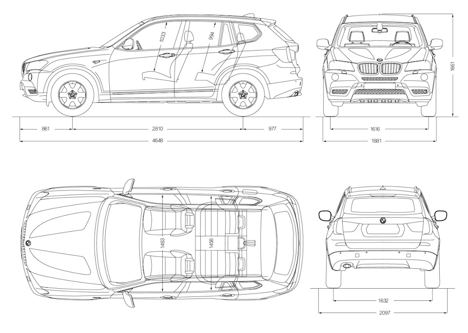 BMW X3 F25 vs Mazda CX-7 (Частина 1) 3