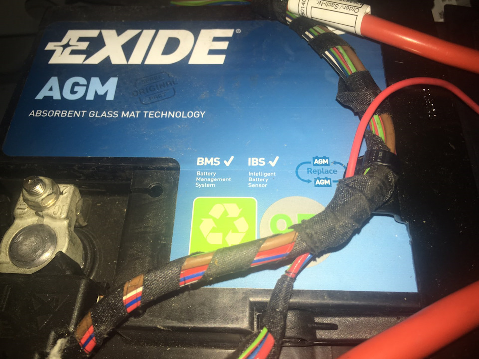 АКБ AGM, EXIDE, 95Ah 2