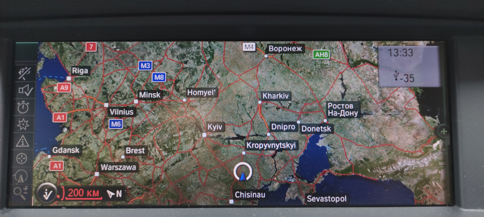 Оновлення картки навігації для BMW CIC 3
