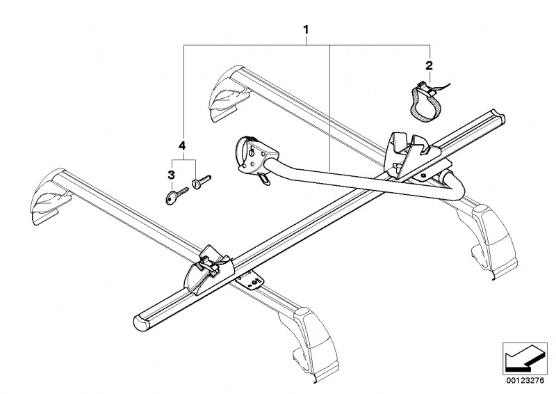 Thule Wingbar Edge + Вело кріплення 82 72 0 137 716 1