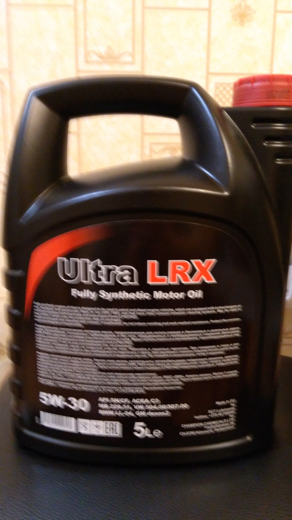 ТО 1, Олія CHEMPIOIL Ultra LRX 5W-30 + фільтра 2
