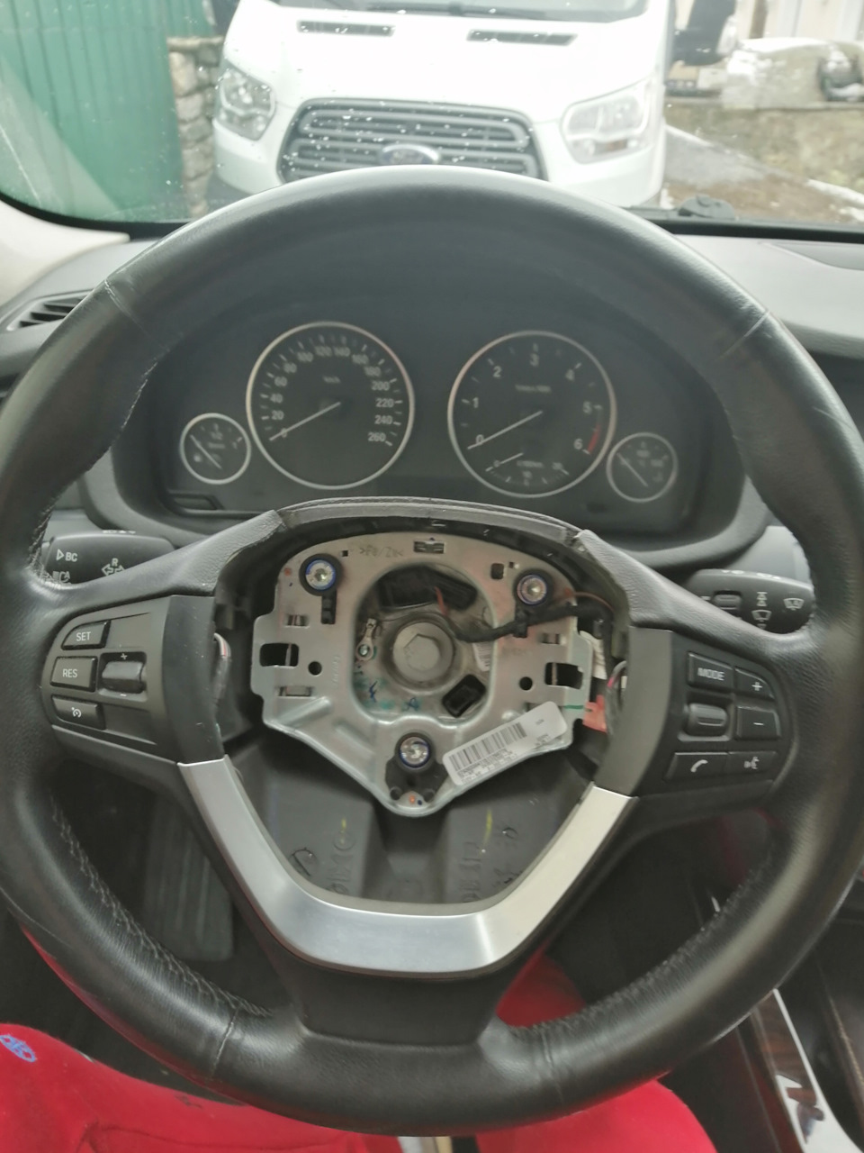 Заміна керма BMW X3 F25 покроково. 5