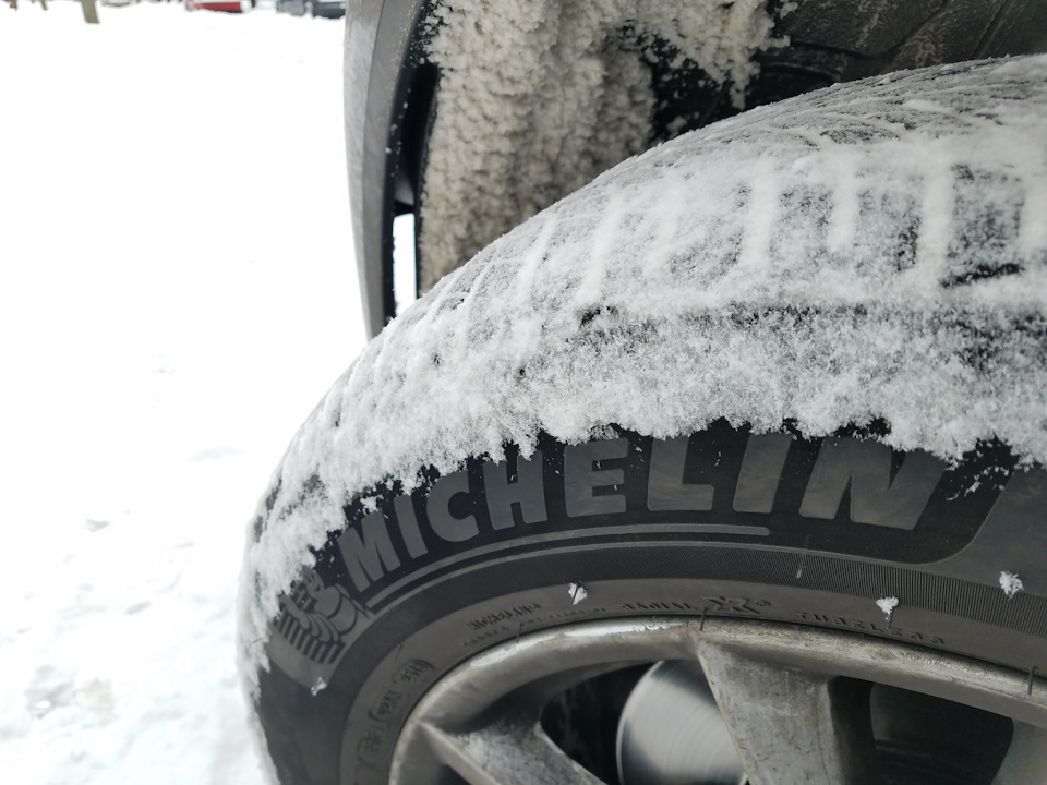 Ось і перше випробування для зимових шин Michelin Pilot Alpin 5 SUV 255\55R18 1