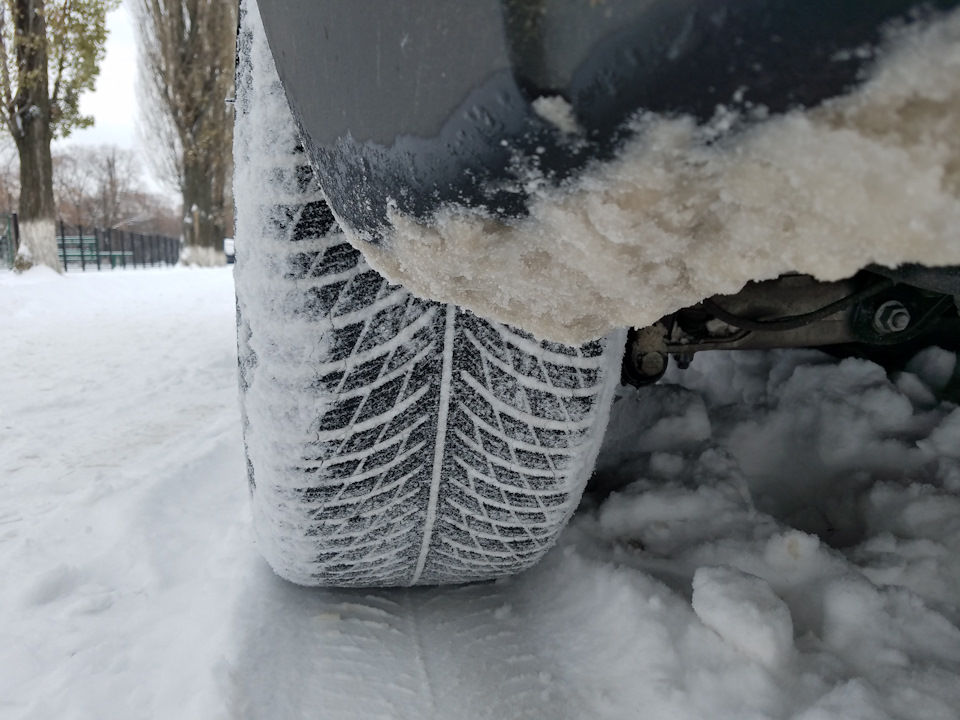 Ось і перше випробування для зимових шин Michelin Pilot Alpin 5 SUV 255\55R18 3