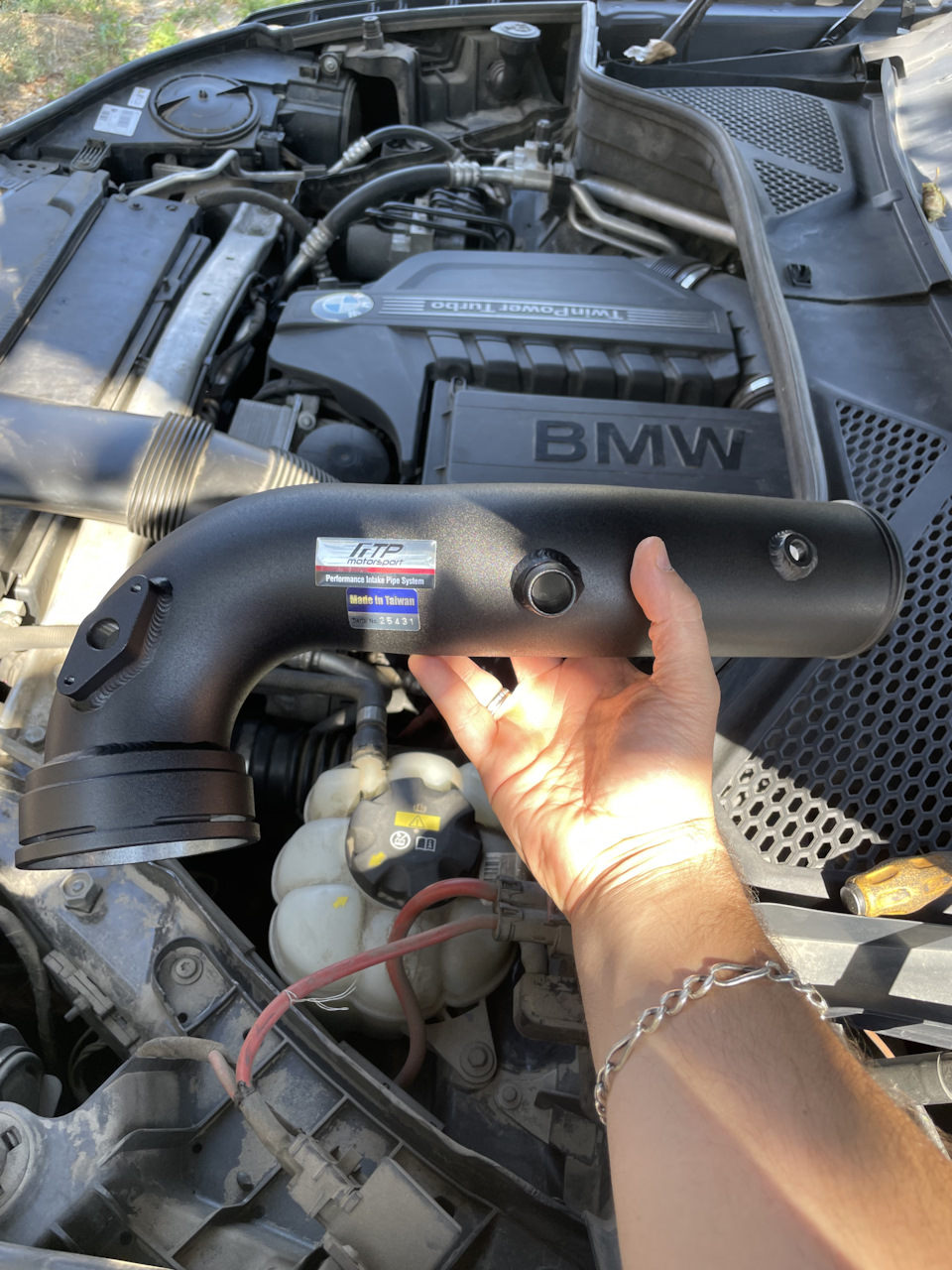 Не про звук 😀 Установка Charge pipe FTP motorsport 2