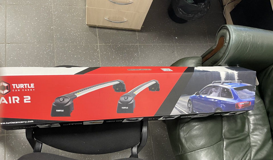 Поперечні Turtle+бокс Thule motion xl 2