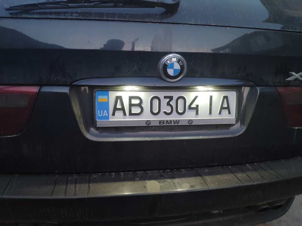 CHECK LICPLATE LIGHT або ремонт планки підсвічування номера 2