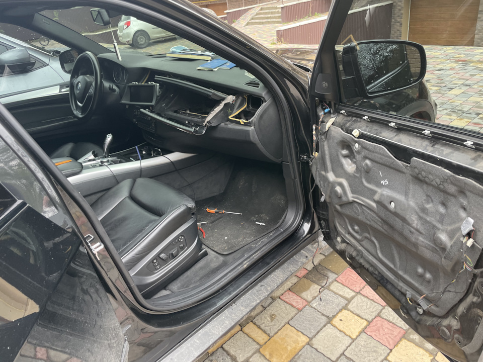 Заміна алюмінію на дерев'яні вставки BMW X5 e70 5