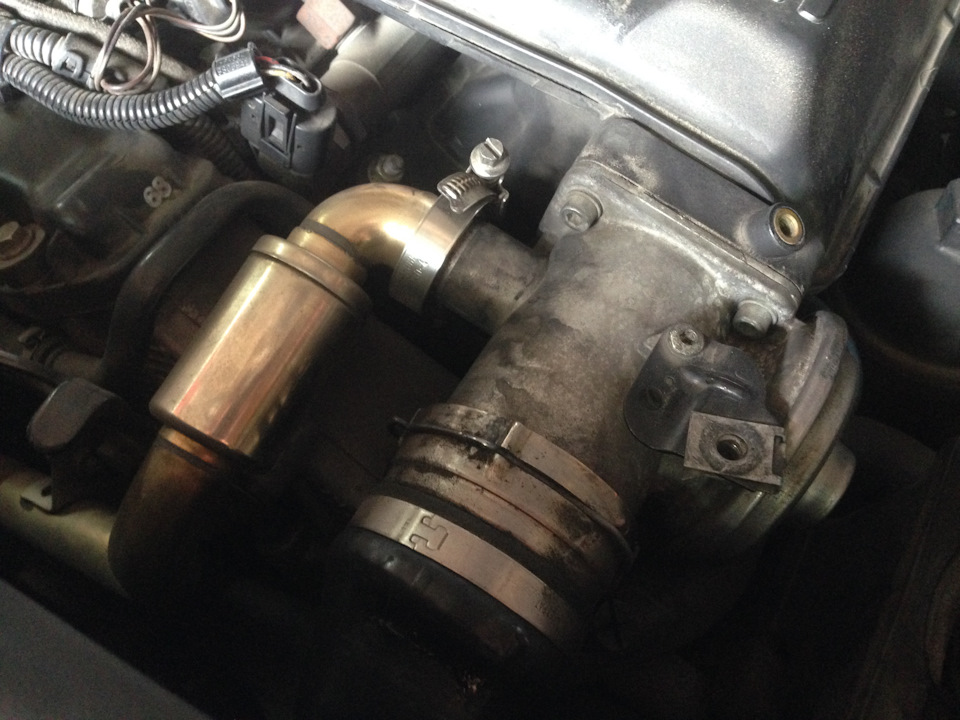 #11 Ставимо заглушку EGR (Exhaust Gas Recirculation) 2