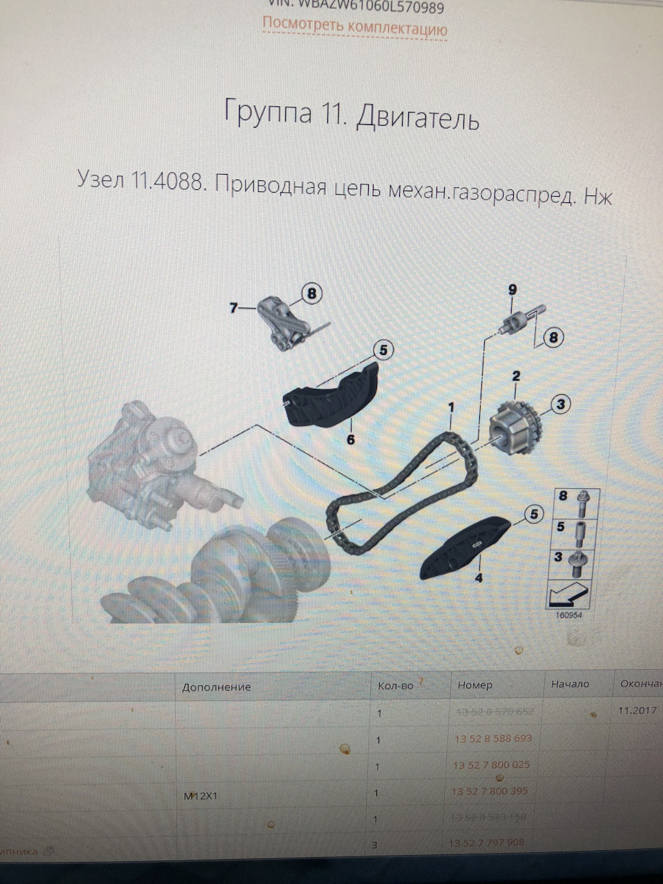 Зміна ланцюга N57S 2